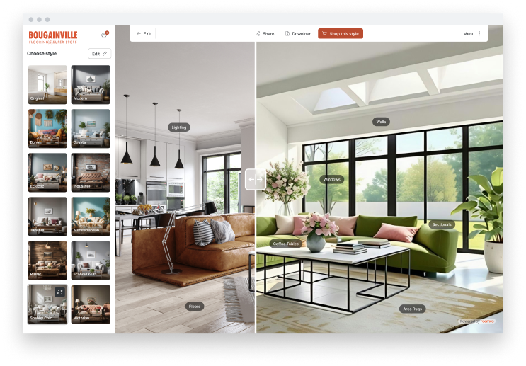 Inspire Living Room 3 | Bougainville Flooring Super Store